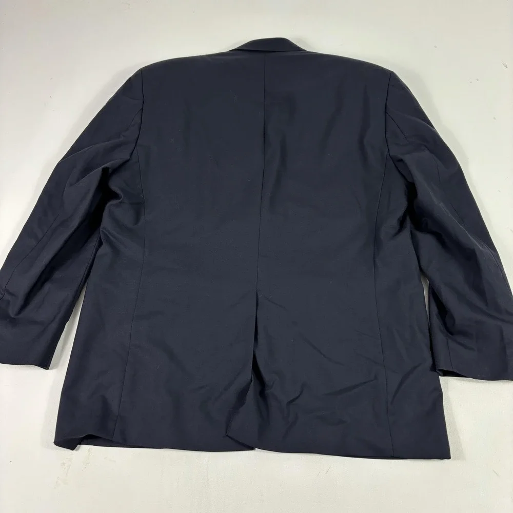 Vintage POLO University‎ Club Gold Button Blazer Mens 44R Navy Ralph Lauren USA
